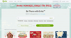 Desktop Screenshot of americangreetings.evite.com