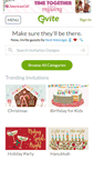 Mobile Screenshot of americangreetings.evite.com